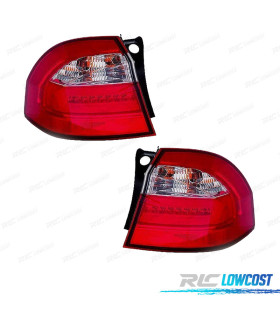 FANALI PER KIA RIO HATCHBACK 3/5P 12- BIANCO ROSSO