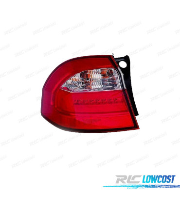 FANALE SINISTRO PER KIA RIO HATCHBACK 3/5P 12- BIANCO ROSSO