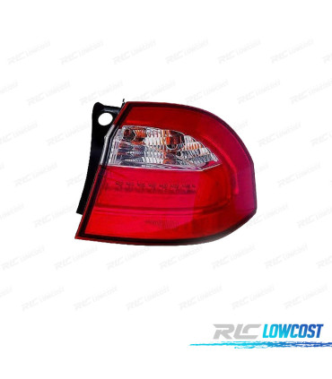 FANALE DESTRO PER KIA RIO HATCHBACK 3/5P 12- BIANCO ROSSO