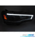 FARI A LED A TUBO LUMINOSO DINAMICO MITSUBISHI LANCER VIII 08-16 FONDO NERO