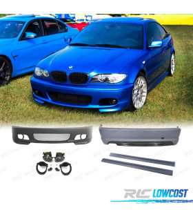 KIT CARROZZERIA BMW E46 COUPE 99-07 LOOK M2 SENZA PDC