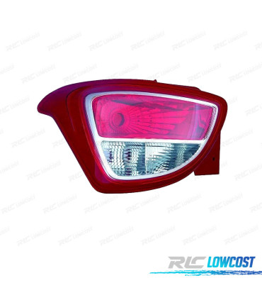 FANALE SINISTRO HYUNDAI I10 13 - BIANCO ROSSO