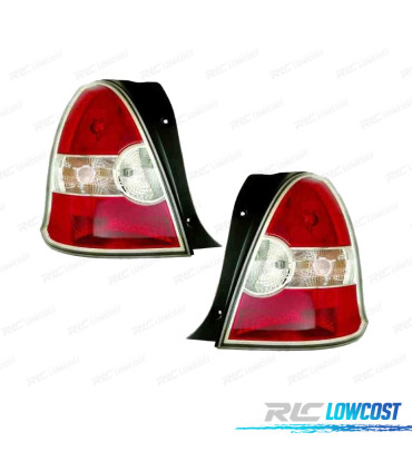 FANALI HYUNDAI ACCENT 3P 06-11 BIANCO ROSSO