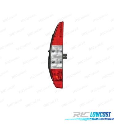FANALE SINISTRO FIAT DOBLO 01-05 BIANCO ROSSO