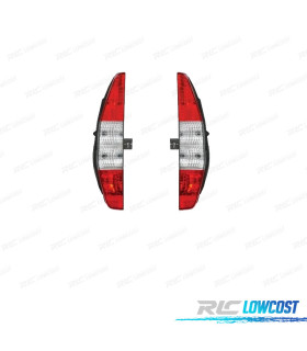 FANALI FIAT DOBLO 01-05 BIANCO ROSSO