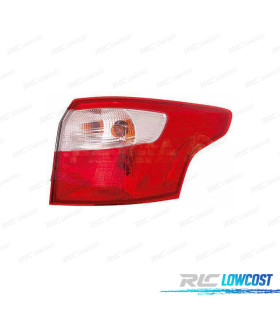 FANALE SINISTRO PER FORD FOCUS IV SPORTBREAK 11-14 BIANCO ROSSO