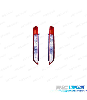 FANALI PER FORD FOCUS III 5P 08-10 BIANCO ROSSO