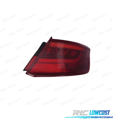 FANALE DESTRO PER AUDI A3 SPORTBACK 5P 12-16 LED ROSSO AFFUMICATO