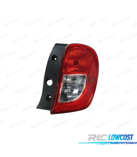 FANALE DESTRO PER NISSAN MICRA 14-17 BIANCO ROSSO