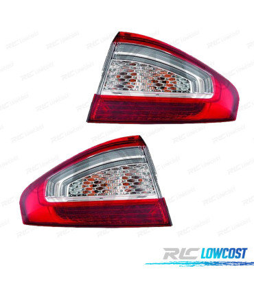 FANALI PER FORD MONDEO IV 5P 10-14 LED BIANCO ROSSO