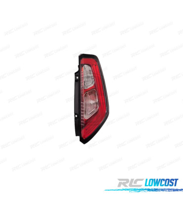 FANALE DESTRO PER FIAT PUNTO EVO 09- LED CERCHIO NERO