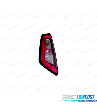FANALE SINISTRO PER FIAT PUNTO EVO 09- LED CERCHIO ROSSO
