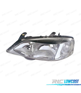 FANALE SINISTRO PER OPEL ASTRA G 98-04 FONDO CROMATO