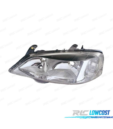 FANALE SINISTRO PER OPEL ASTRA G 98-04 FONDO CROMATO