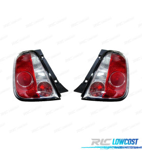 FANALI PER FIAT 500 07-14 CERCHIO NERO