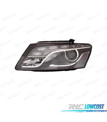 FANALE SINISTRO XENO AUDI Q5 08-12 LED FONDO NERO
