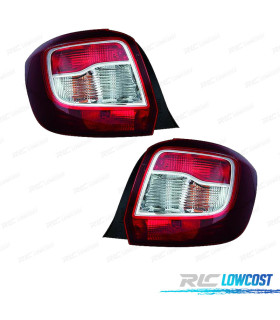FANALI PER DACIA SANDERO STEPWAY 13-17 BIANCO ROSSO VERNICIATO