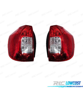 FANALI PER DACIA LOGAN II MCV 13-18 BIANCO ROSSO