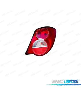 FANALE DESTRO PER DAEWOO CHEVROLET AVEO SEDAN 11- BIANCO ROSSO