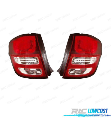FANALI PER CITROEN C3 10-13 BIANCO ROSSO