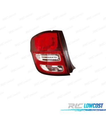 FANALE SINISTRO PER CITROEN C3 10-13 BIANCO ROSSO