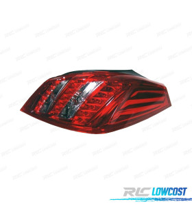 FANALE DESTRO PER PEUGEOT 508 BERLINA 11-14 LED BIANCO ROSSO