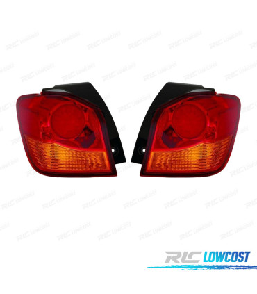 FANALI PER MITSUBISHI ASX 10-19 LED AMBRA ROSSO