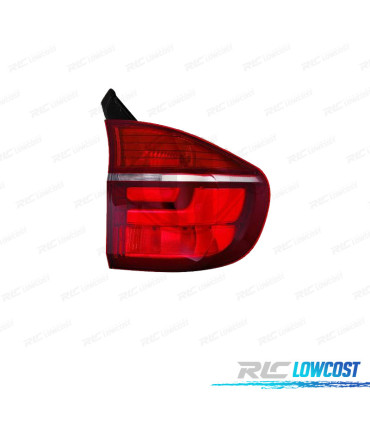 FANALE DESTRO PER BMW X5 E70 RESTYLING 10-12 LED BIANCO ROSSO