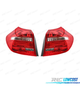 FANALI BMW E87 E81 LED BIANCO ROSSO