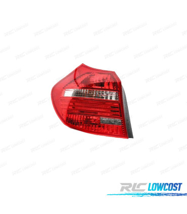 FANALE SINISTRO PER BMW E87 5P 03-12 E81 3P 06-12 LED BIANCO ROSSO