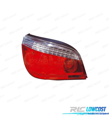 FANALE SINISTRO PER BMW E60 BERLINA 07-09 LED BIANCO ROSSO