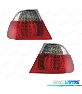 FANALI BMW E46 COUPÉ 03-06 LED BIANCO ROSSO
