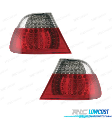 FANALI BMW E46 COUPÉ 03-06 LED BIANCO ROSSO