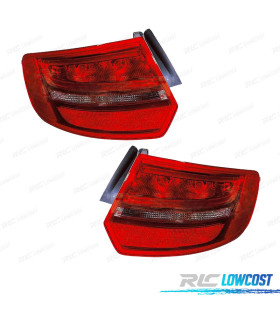 FANALI PER AUDI A3 SPORTBACK 5P 09-12 LED BIANCO ROSSO