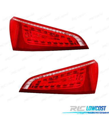 FANALI PER AUDI Q5 08-12 LED BIANCO ROSSO