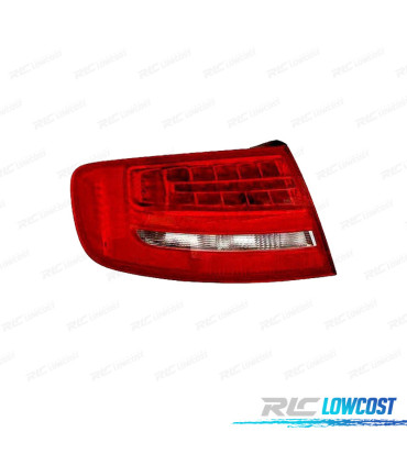 FANALE SINISTRO PER AUDI A4 AVANT 08-11 LED BIANCO ROSSO