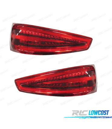FANALI PER AUDI Q3 11-14 LED BIANCO ROSSO