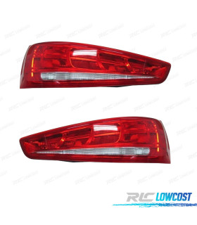 FANALI PER AUDI Q3 11-14 BIANCO ROSSO
