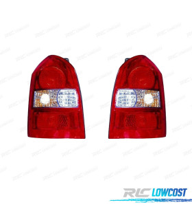 FANALI PER HYUNDAI TUCSON 04-10 BIANCO ROSSO
