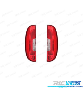 FANALI PER FIAT DOBLO 1P 15-21 BIANCO ROSSO