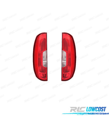 FANALI PER FIAT DOBLO 1P 15-21 BIANCO ROSSO