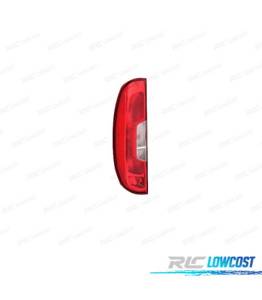 FANALE SINISTRO PER FIAT DOBLO 1P 15-21 BIANCO ROSSO