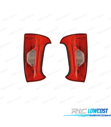 FANALI PER FIAT PANDA 12- BIANCO ROSSO