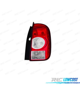 FANALE DESTRO PER DACIA DUSTER 10-13 BIANCO ROSSO