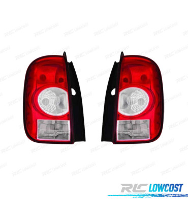 FANALI PER DACIA DUSTER 10-13 BIANCO ROSSO