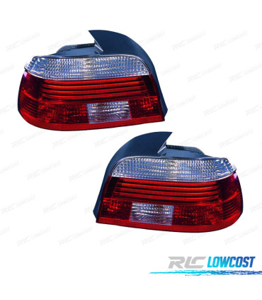 FANALI PER BMW E39 BERLINA 00-03 LED BIANCO ROSSO