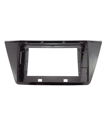 CORNICE NERA LUCIDA RADIO 2-DIN PER VOLKSWAGEN VW TOURAN 15