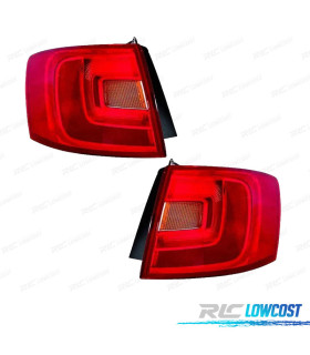 FANALI PER VOLKSWAGEN VW JETTA IV 11-14 AMBRA ROSSO