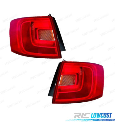 FANALI PER VOLKSWAGEN VW JETTA IV 11-14 AMBRA ROSSO