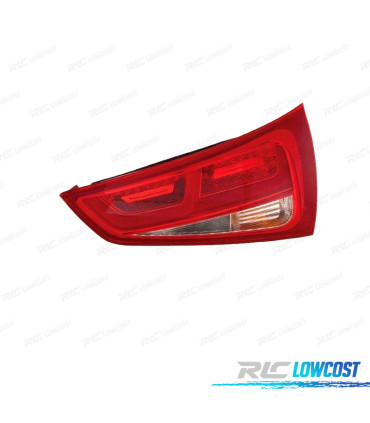 FANALE DESTRO PER AUDI A1 SPORTBACK 10-14 LED BIANCO ROSSO